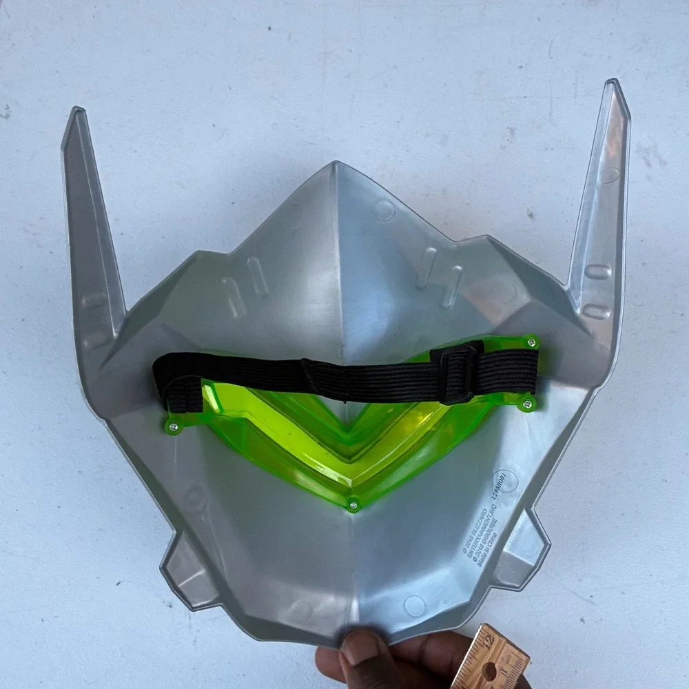Blizzard Overwatch Genji Cosplay Mask Costume Adult Green Visor 2018